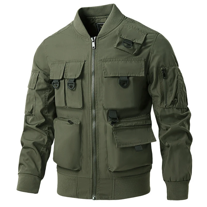 Herren Multifunktionale Utility-Jacke mit praktischen Taschen Drune