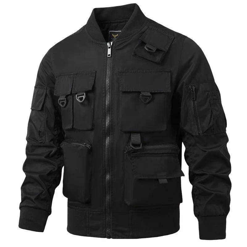Herren Multifunktionale Utility-Jacke mit praktischen Taschen Drune