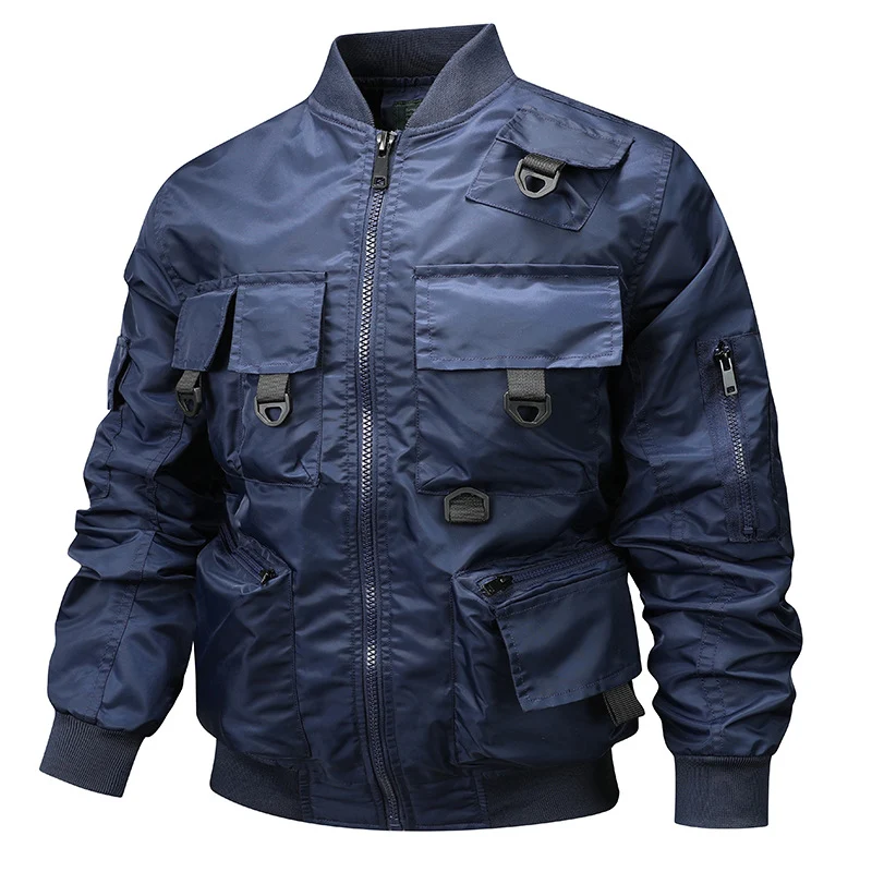 Herren Multifunktionale Utility-Jacke mit praktischen Taschen Drune