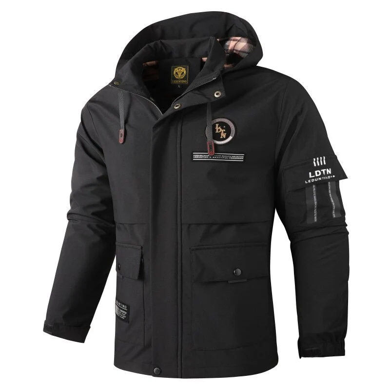Herren Multifunktionale Outdoor-Jacke mit Kapuze Drune