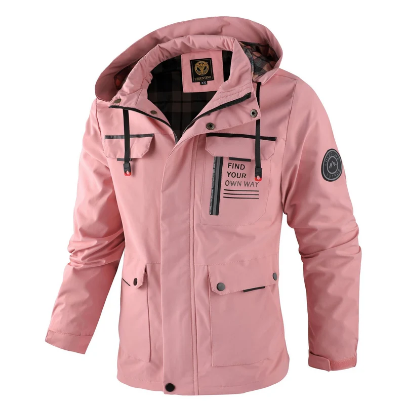 Herren Multifunktionale Outdoor-Jacke mit Kapuze Drune