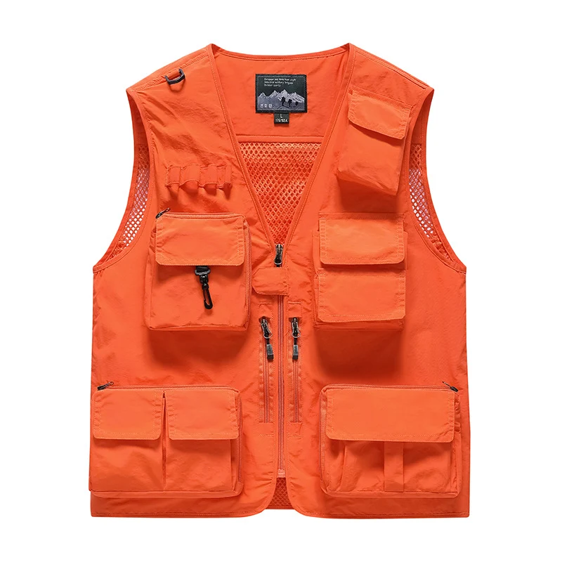 Herren Multifunktionale Anglerweste mit Taschen Drune