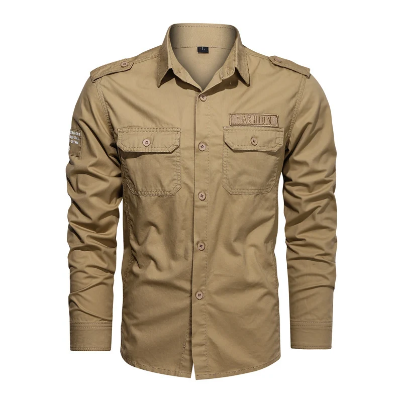 Herren Modisches Utility-Hemd Drune 1788278563