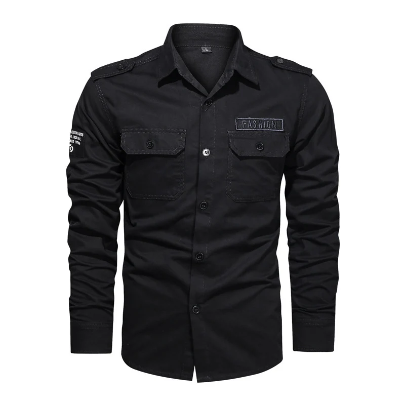 Herren Modisches Utility-Hemd Drune 1788278563