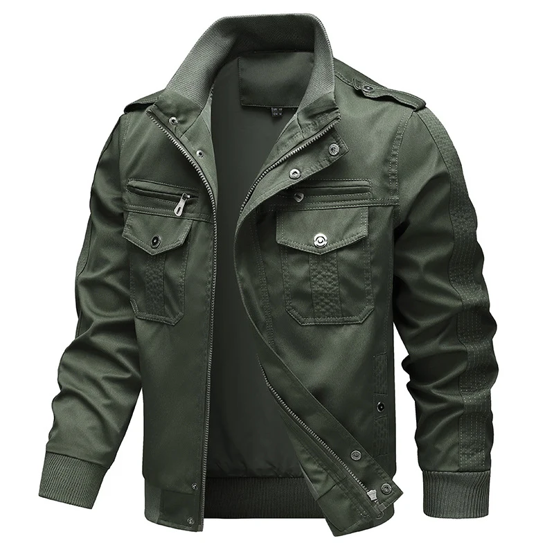 Herren Modische Jacke mit zahlreichen Taschen Drune