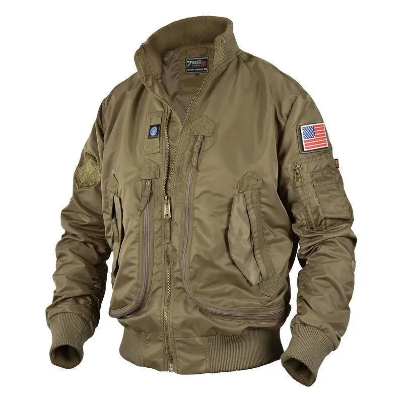 Herren modische Feldjacke mit mehrfachen Taschen Drune