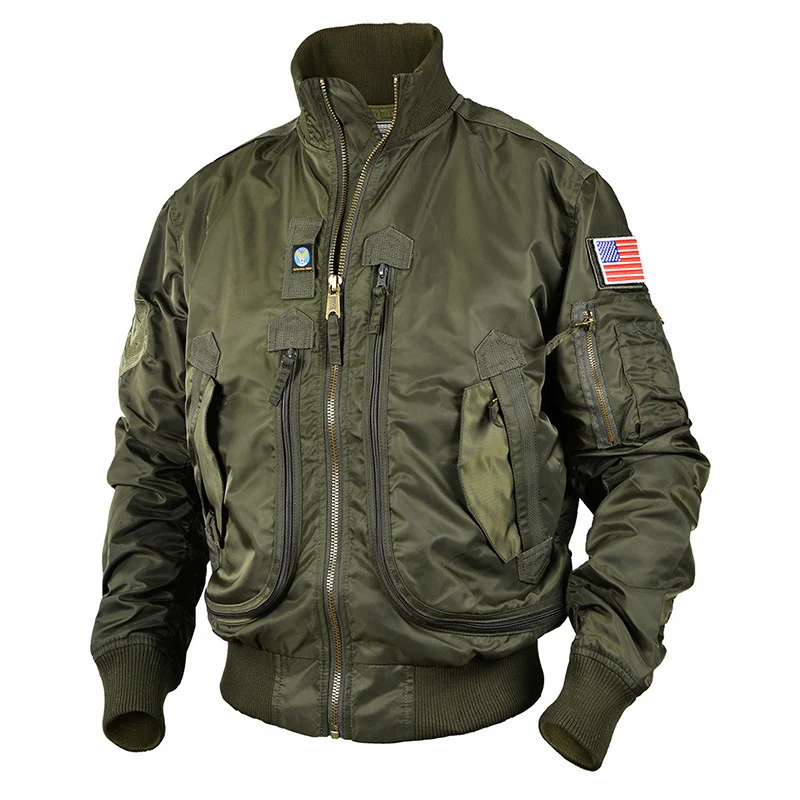 Herren modische Feldjacke mit mehrfachen Taschen Drune