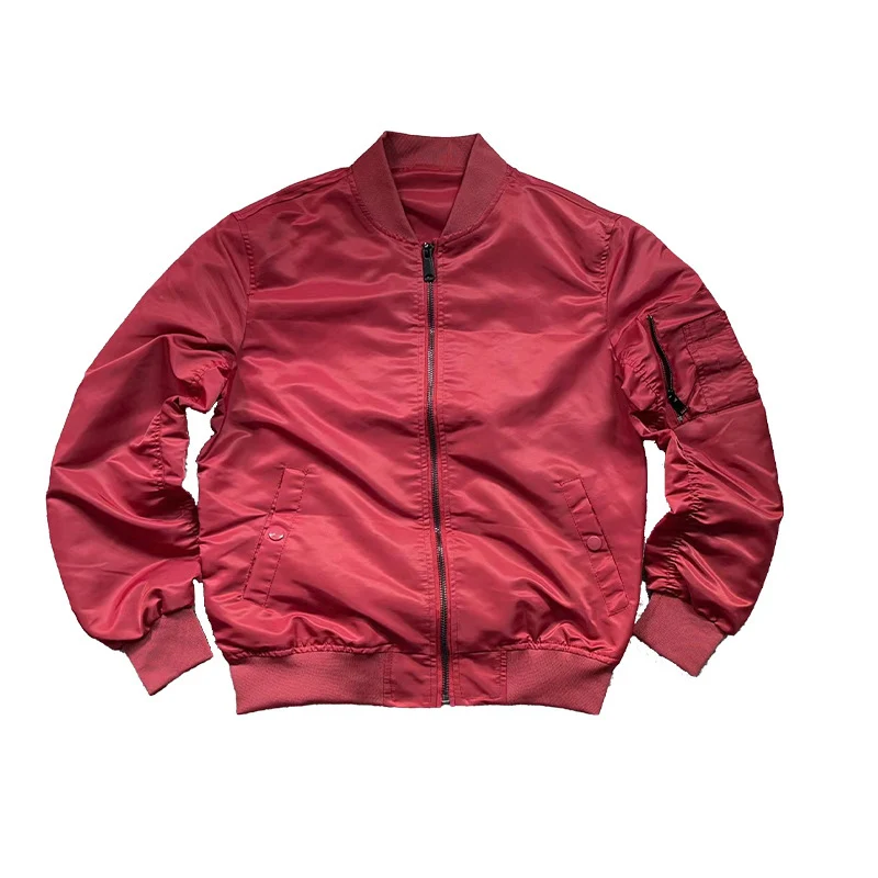 Herren Modische Bomberjacke mit praktischen Taschen Drune