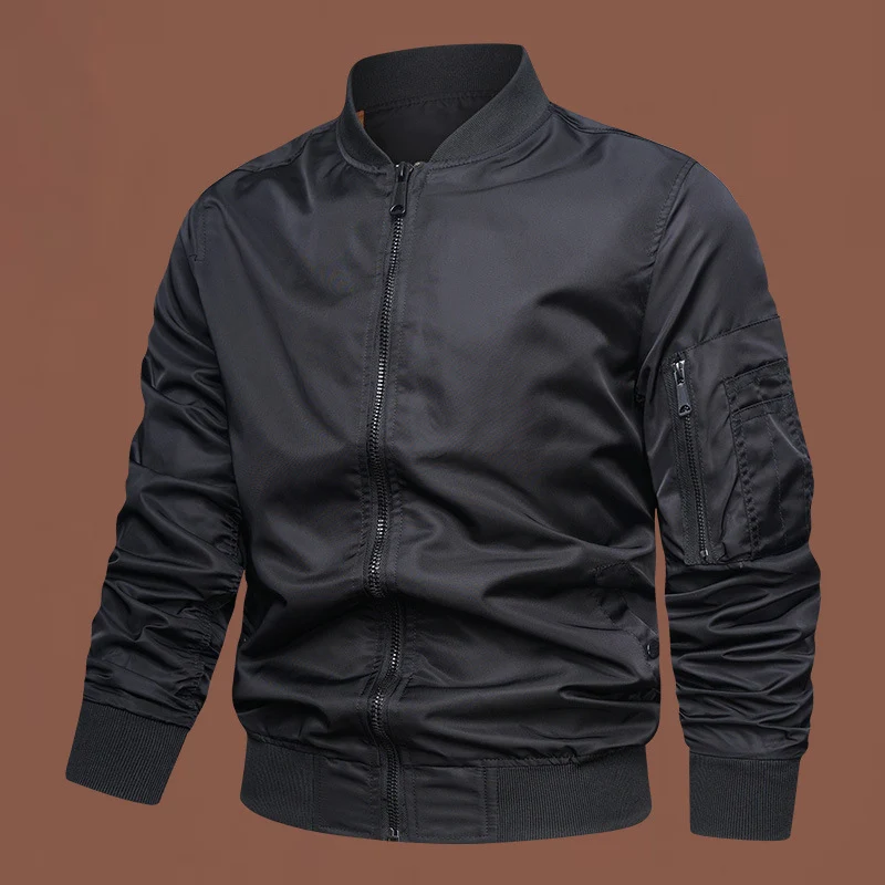 Herren Modische Bomberjacke Drune