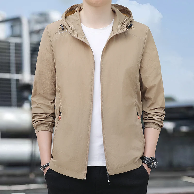 Herren Leichte Windjacke Drune