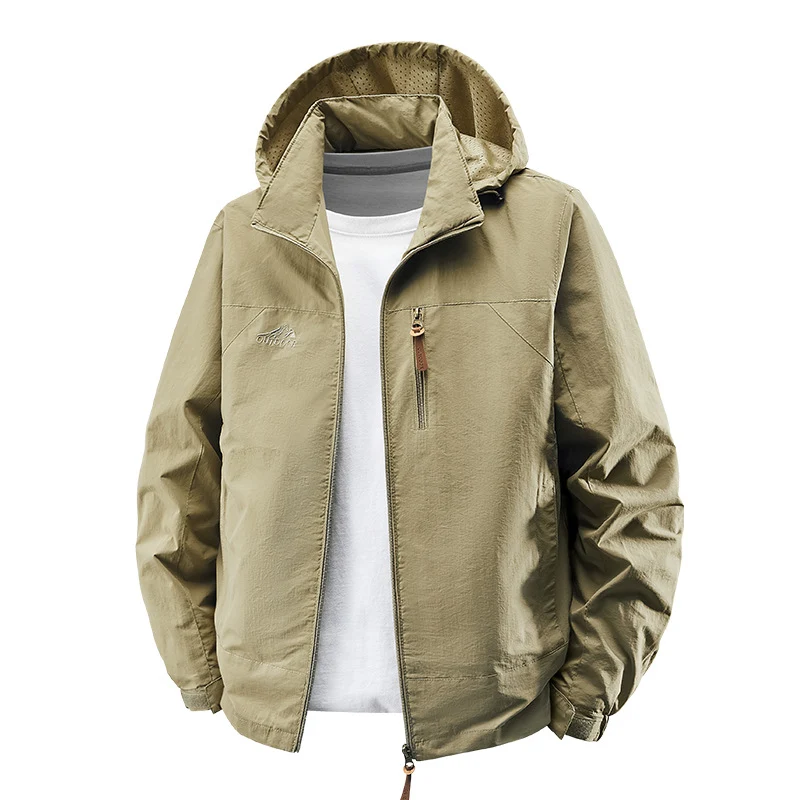 Herren Leichte Outdoor-Regenjacke Drune
