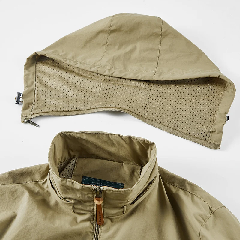 Herren Leichte Outdoor-Regenjacke Drune
