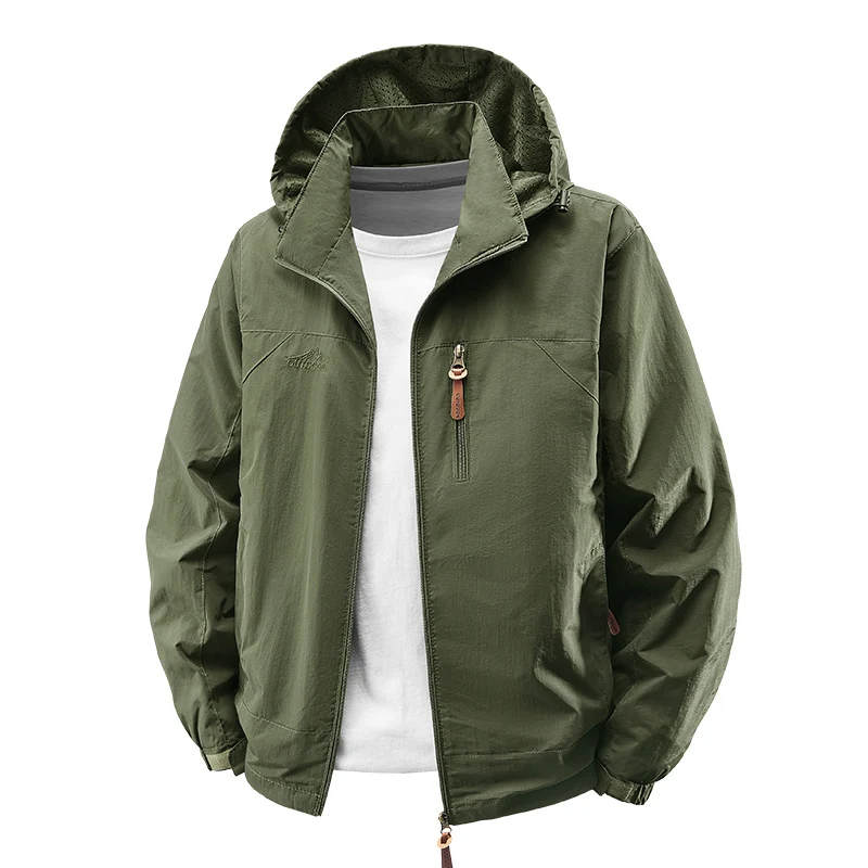 Herren Leichte Outdoor-Regenjacke Drune