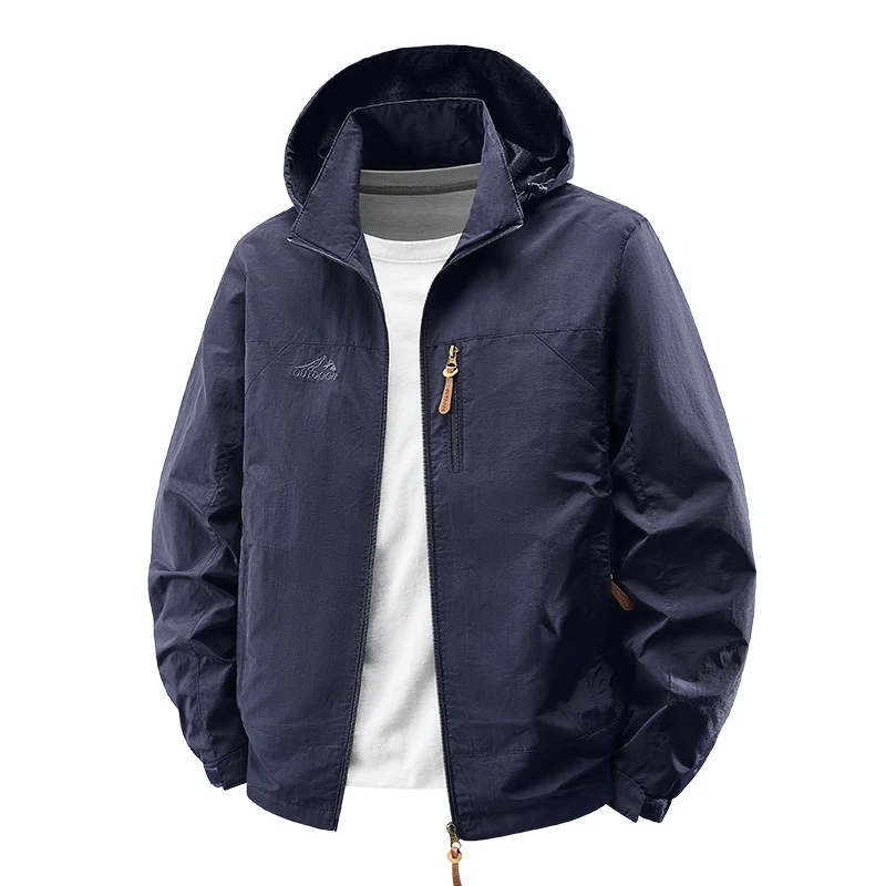 Herren Leichte Outdoor-Regenjacke Drune