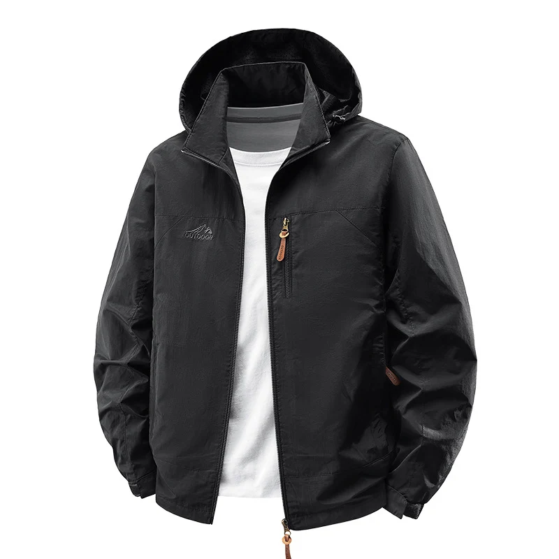 Herren Leichte Outdoor-Regenjacke Drune