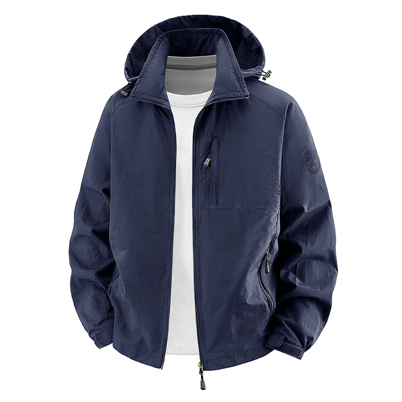Herren Leichte Outdoor-Regenjacke Drune