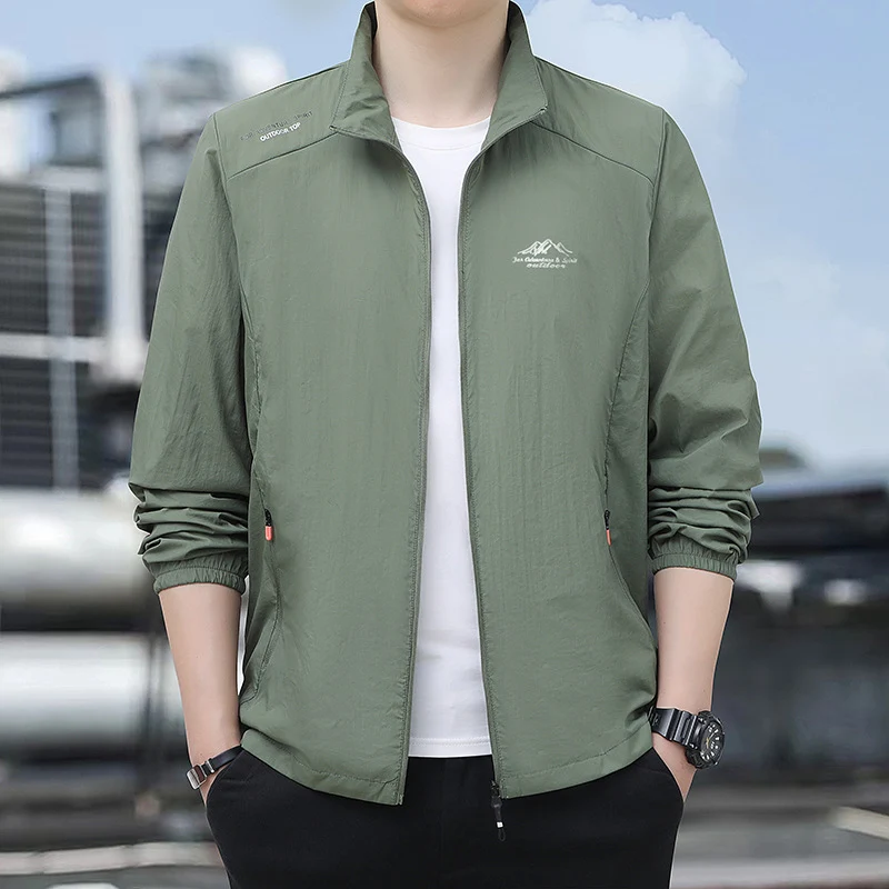 Herren Leichte Outdoor-Jacke mit Windschutz Drune