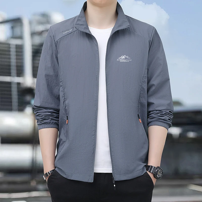 Herren Leichte Outdoor-Jacke mit Windschutz Drune