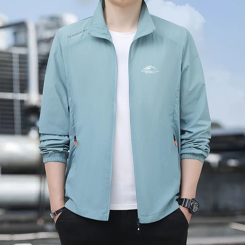 Herren Leichte Outdoor-Jacke mit Windschutz Drune