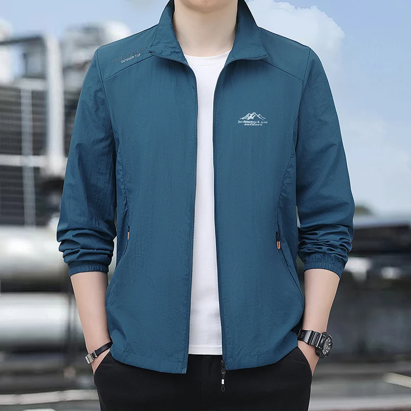 Herren Leichte Outdoor-Jacke mit Windschutz Drune