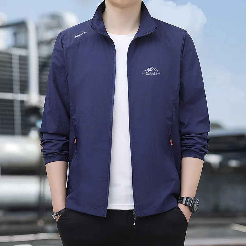 Herren Leichte Outdoor-Jacke mit Windschutz Drune