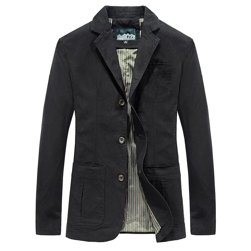 Herren lässiges Baumwollblazer Drune