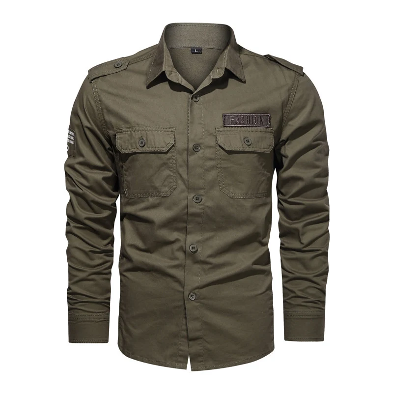 Herren Langarmhemd Drune