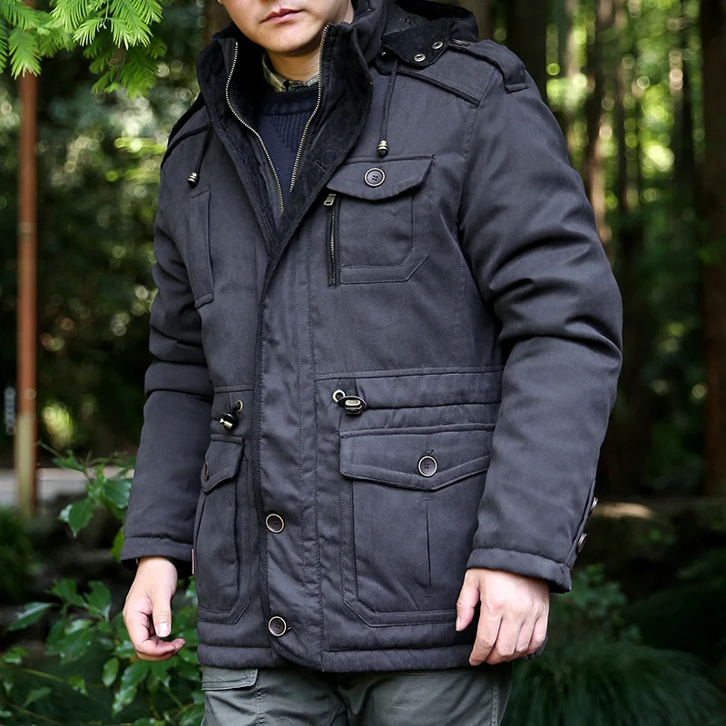 Herren isolierte Parka Jacke Drune