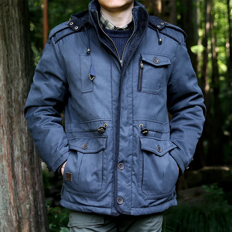 Herren isolierte Parka Jacke Drune