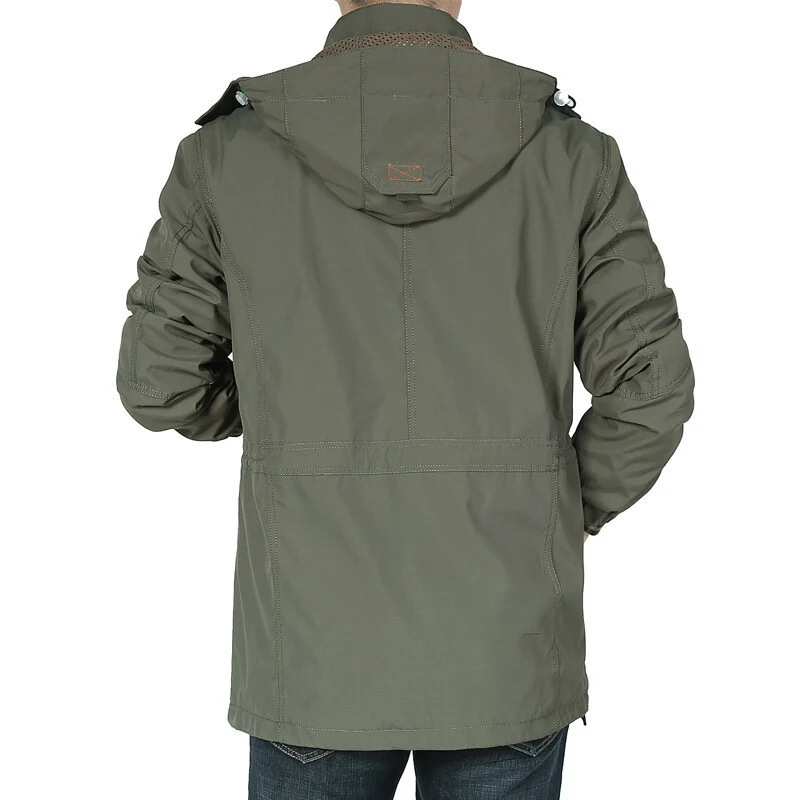 Herren gefütterte Winterjacke Drune