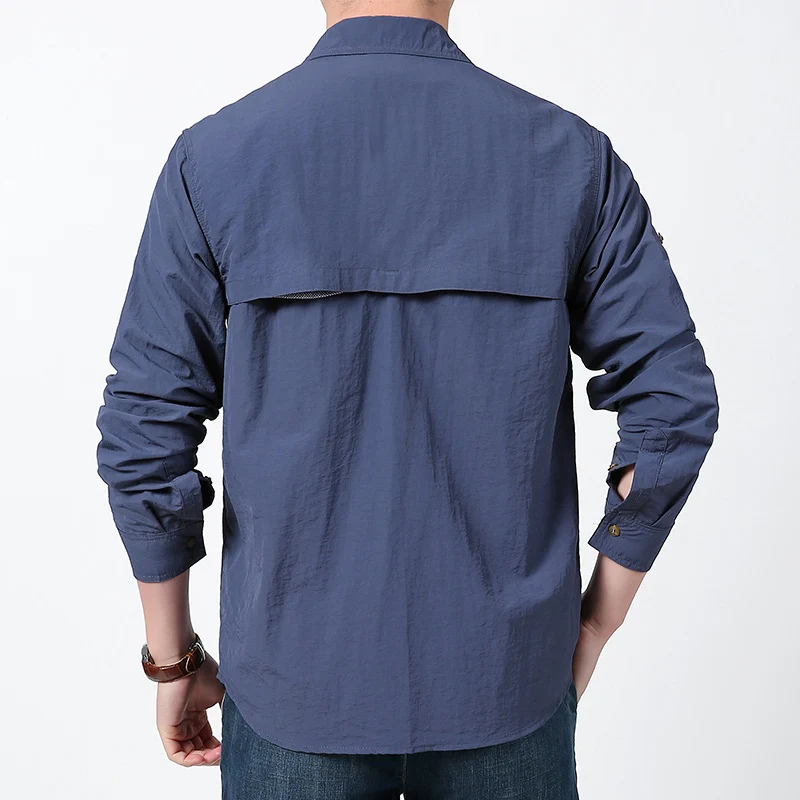 Herren Funktionales Trekkinghemd Drune