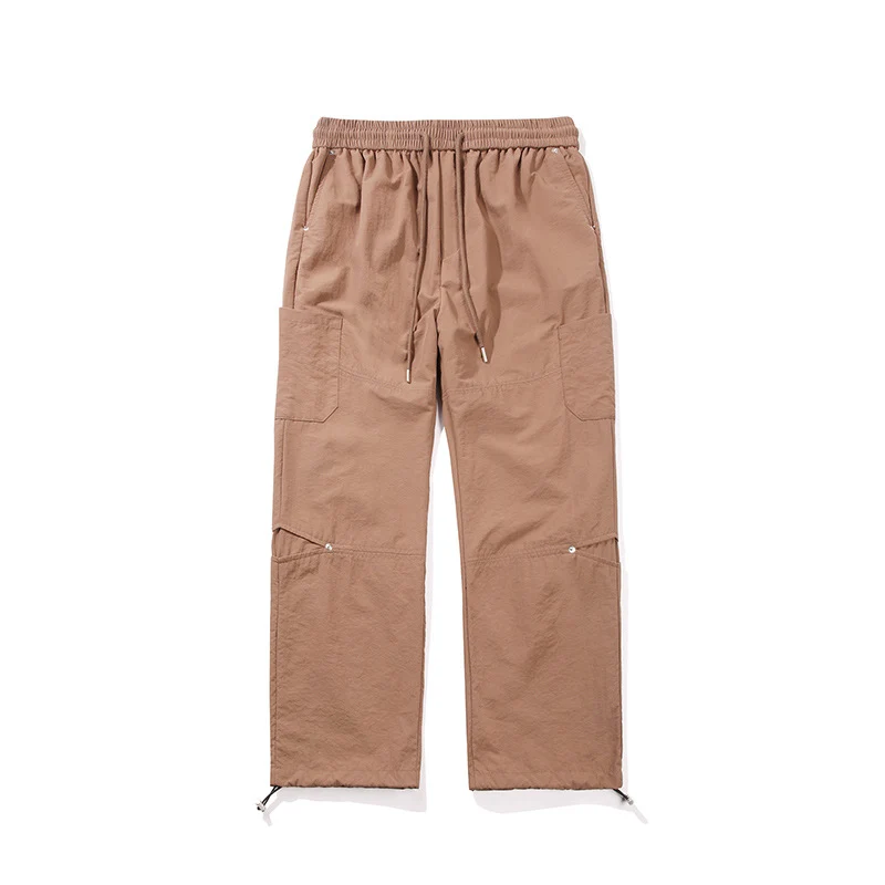 Herren Leichte Ripstop-Cargo-Hose mit elastischem Komfortbund, Kniepaneelen und verstellbarem Saum Drune