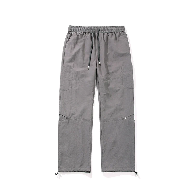 Herren Leichte Ripstop-Cargo-Hose mit elastischem Komfortbund, Kniepaneelen und verstellbarem Saum Drune