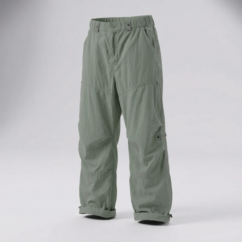 Herren Leichte Reise-Cargo-Hose mit elastischem Bund und verstellbarem Beinabschluss Drune