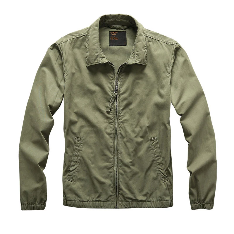 Herren Urbaner Zip-Sommerblouson aus technischem Twill mit verdecktem Reißverschluss Drune