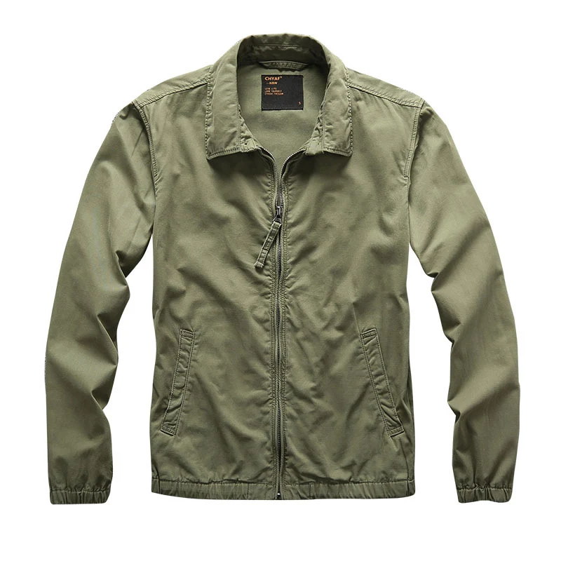 Herren Urbaner Zip-Sommerblouson aus technischem Twill mit verdecktem Reißverschluss Drune
