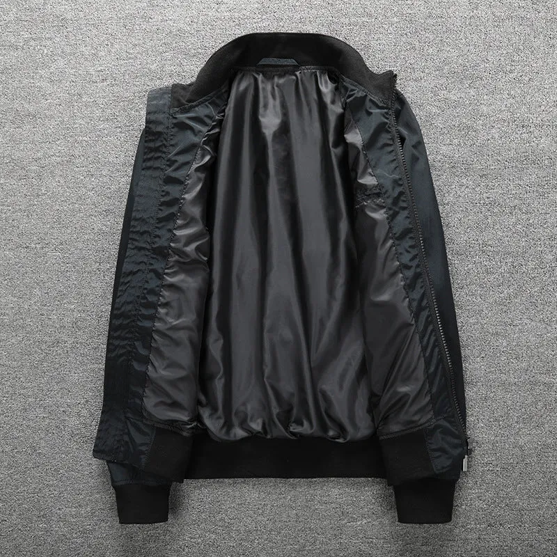 Herren Leichter Windbreaker-Blouson mit Stehkragen Drune