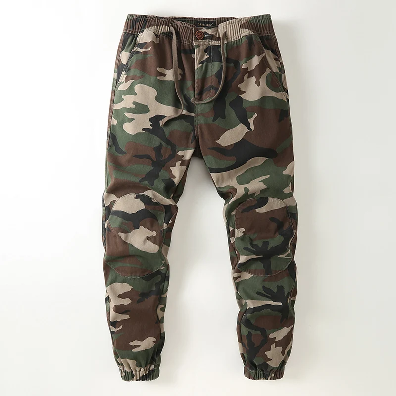 Herren Jogger-Cargohose mit Knieverstärkung und elastischem Bund Drune