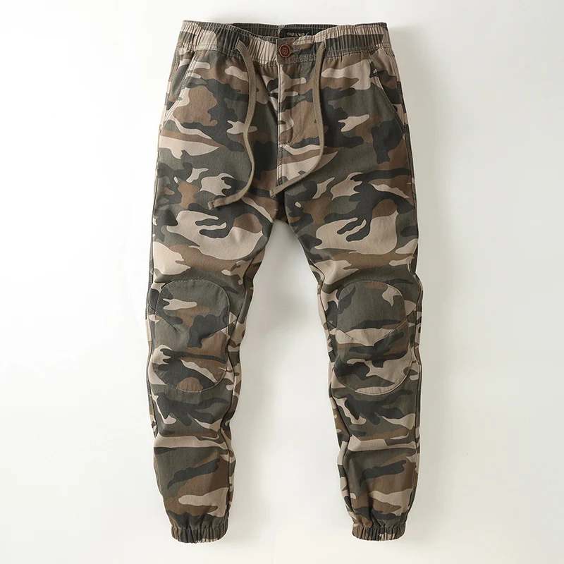 Herren Jogger-Cargohose mit Knieverstärkung und elastischem Bund Drune