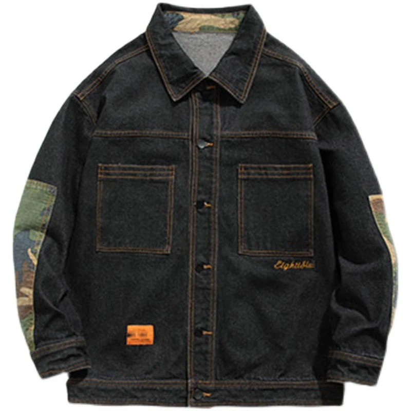 Herren Lässige Modern Denimjacke Drune