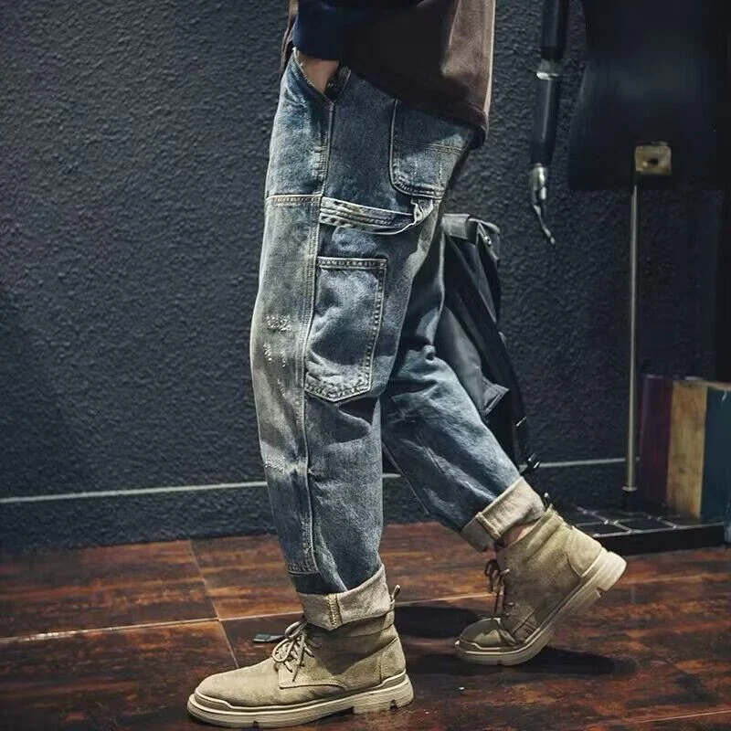 Herren Lässige Jeans mit modernen Akzenten Drune