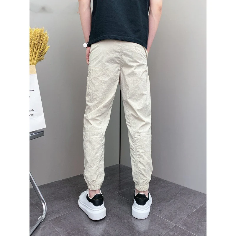 Herren Lässige Fitness-Hose mit elastischem Bund Drune