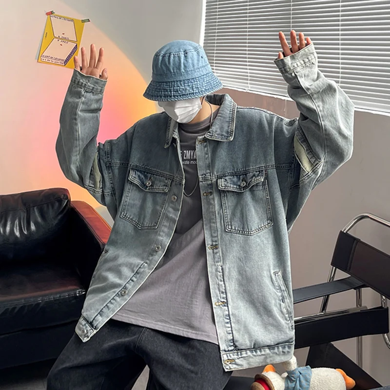 Herren Lässige Denimjacke Drune 1788342483