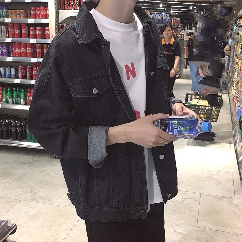 Herren Lässige Denimjacke Drune 1788342127