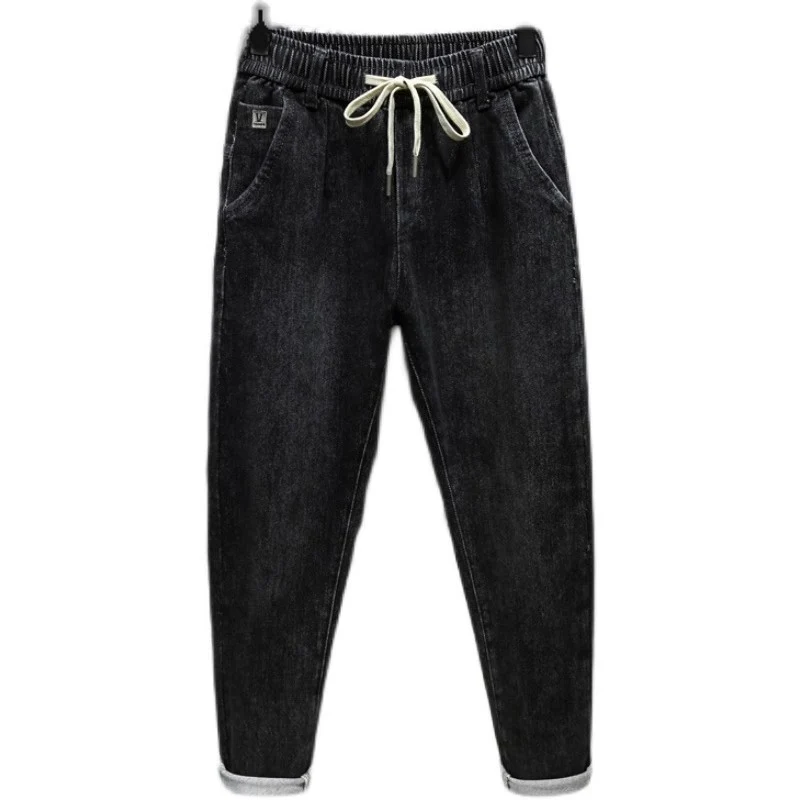 Herren Lässige Denim Jogginghose Drune