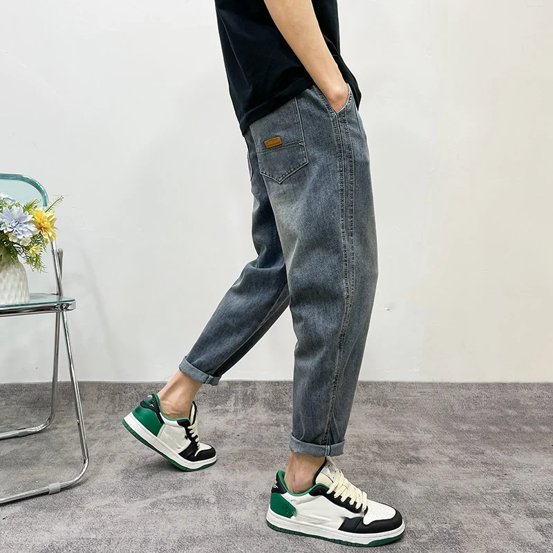 Herren Lässige Denim-Hose Drune
