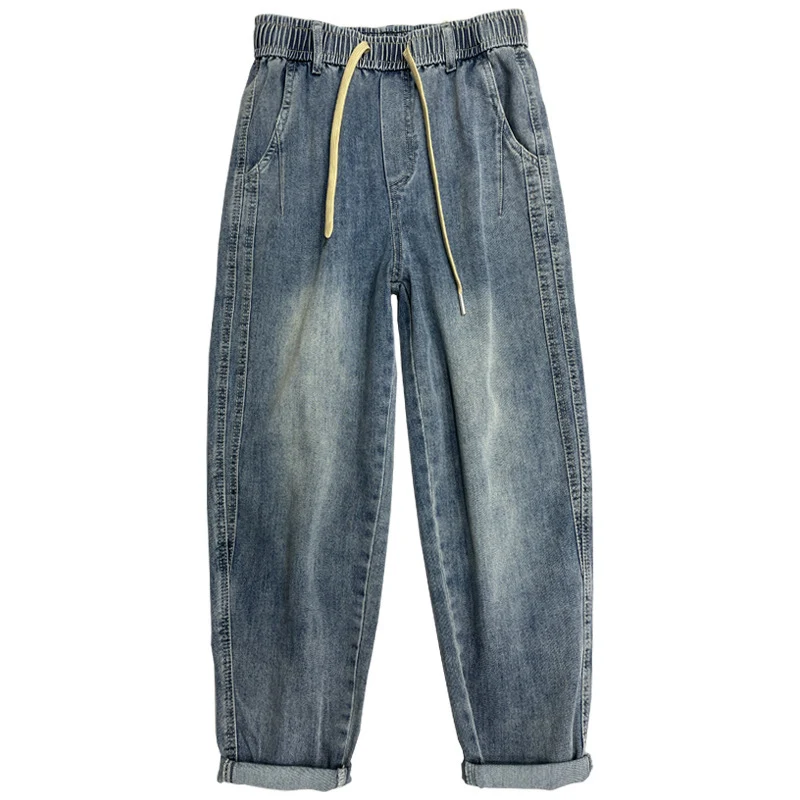 Herren Lässige Denim-Hose Drune