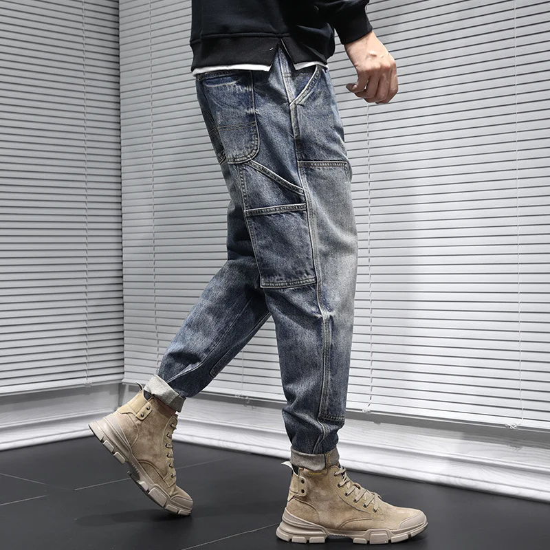 Herren Lässige Cargo-Jeans mit innovativem Design Drune