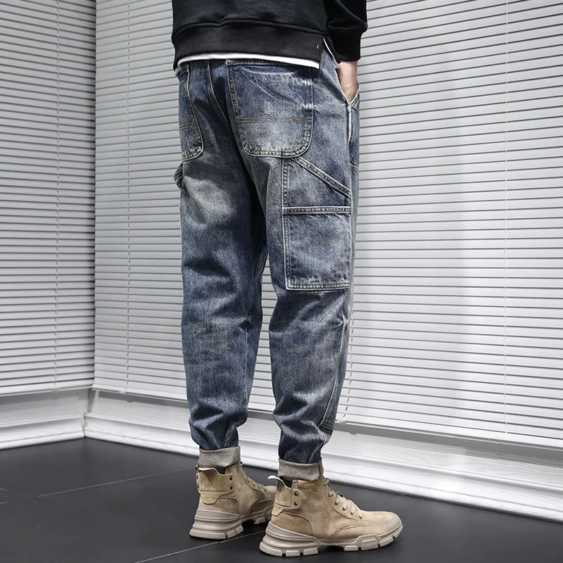 Herren Lässige Cargo-Jeans mit innovativem Design Drune