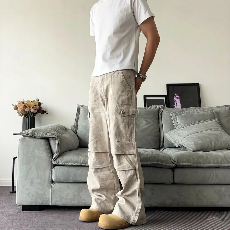 Herren Lässige Cargo-Hose mit praktischen Taschen Drune